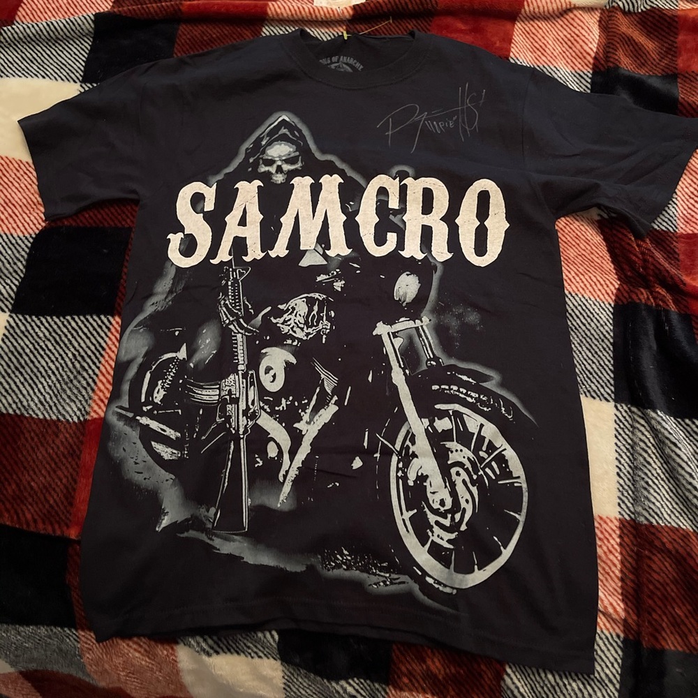 SOA “Samcro” Autographed T-Shirt.